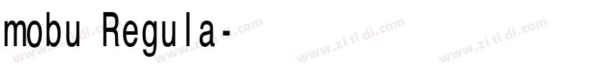 mobu Regula字体转换